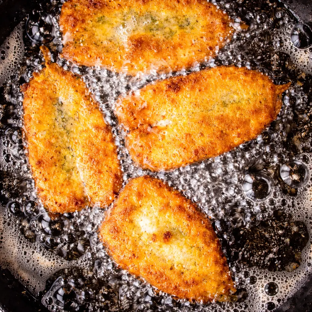 Draining golden fried sardines on paper towels