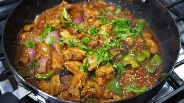 Tomato ketchup spooned over the chicken to create a glossy savory glaze
