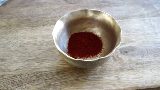 Bengali curry spice paste mixed smoothly with grated ginger, garlic, and water