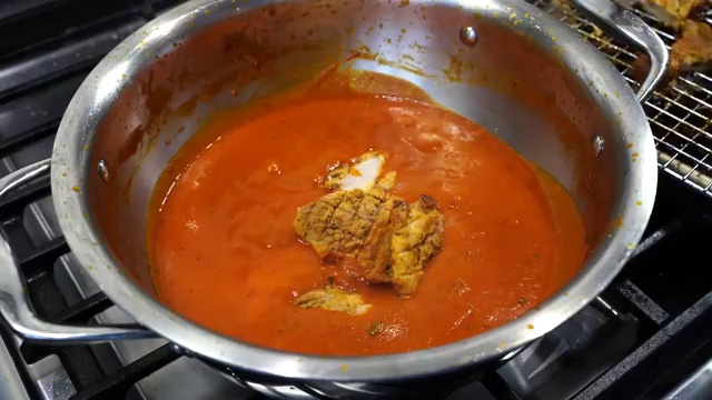Wildflower honey stirred into the simmering curry to balance natural tomato acidity