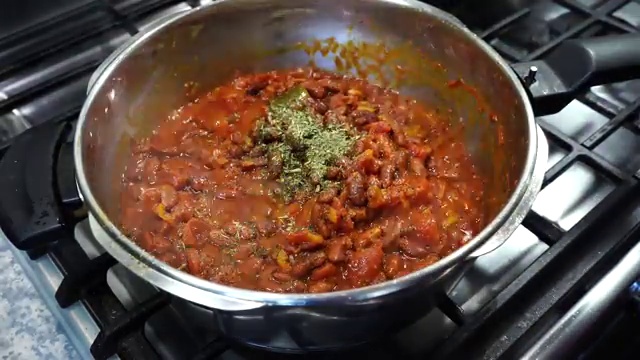 Pressure cooker sealed and ready to cook the rajma curry until tender