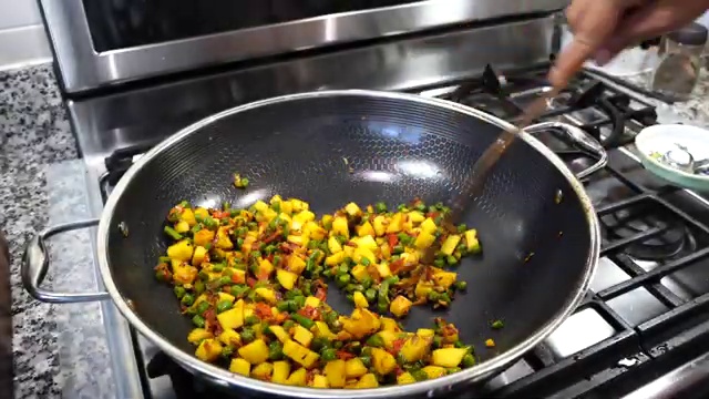 Tender-crisp potatoes and green beans retaining their shape and vibrant texture after cooking